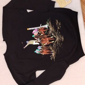 1992 Hand painted Kentucky Derby Sweatshirt